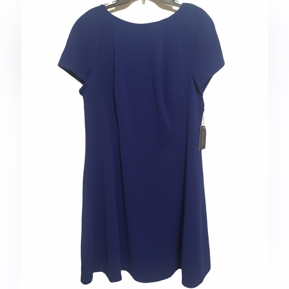 Tommy Hilfiger Blue Fit &  Flare Dress sz 16 W